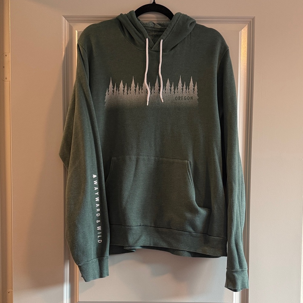 Green Graphic Hoodie
